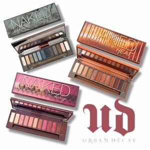 Urban Decay Naked Eyeshadow Collection - Smoky, Heat, Cherry (three)